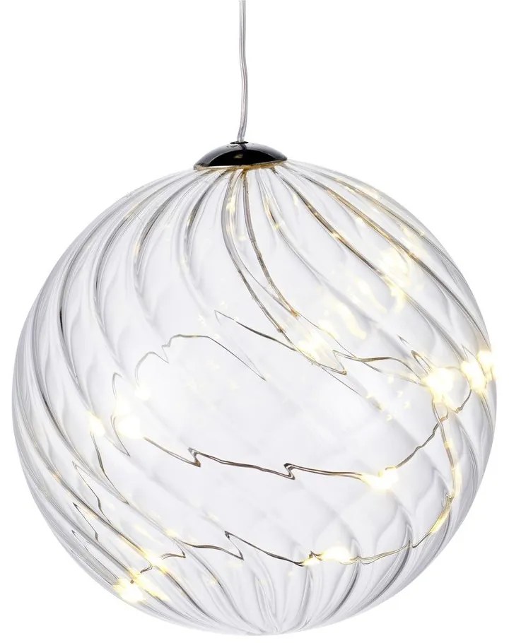 Decorazione luminosa a LED Sfera, Ø 10 cm Wave - Sirius