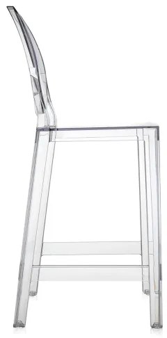 Sgabello policarbonato trasparente INVISIBILE H106