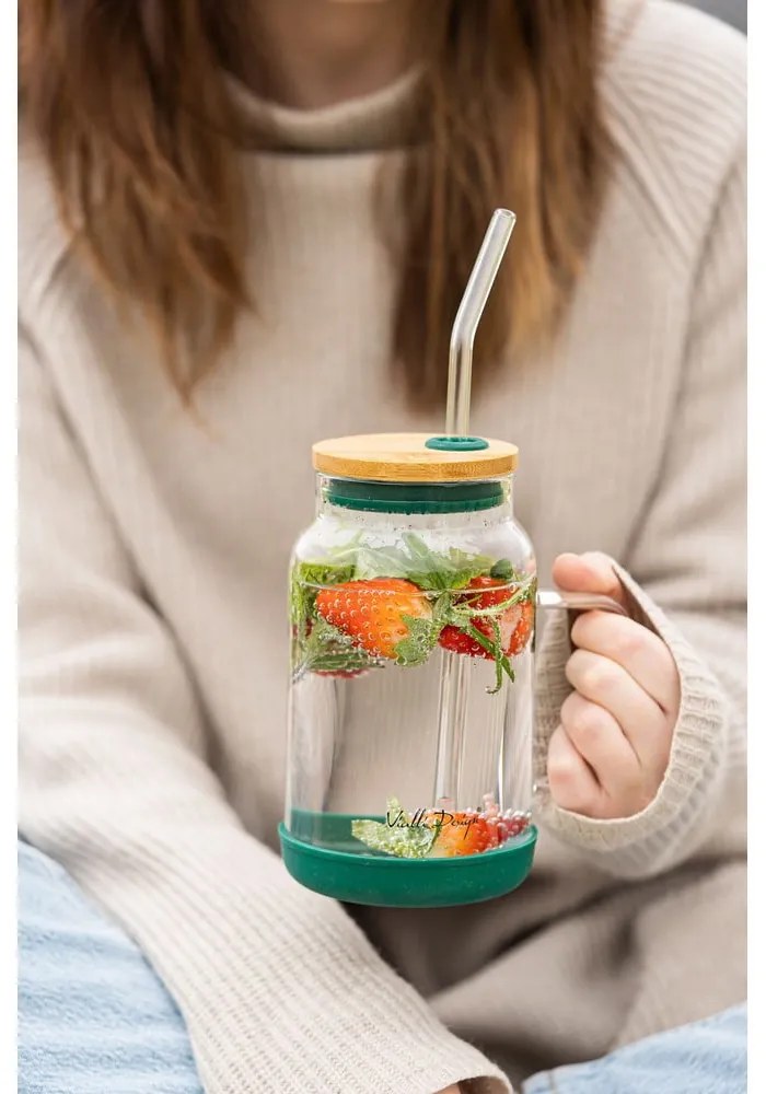 Barattolo con cannuccia 600 ml Fuori – Vialli Design