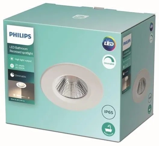 Philips - Lampada da bagno LED dimmerabile DIVE LED/5,5W/230V 2700K IP65