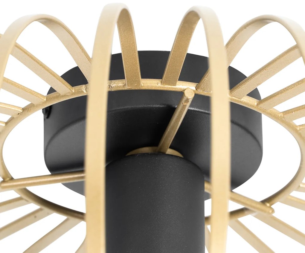 Lampada da soffitto intelligente oro 39 cm incl. Wifi G95 - Johanna