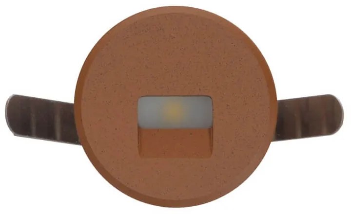 Faretto LED Corten 1W IP67 Professional - per Gradini Colore Bianco Caldo 2.700K