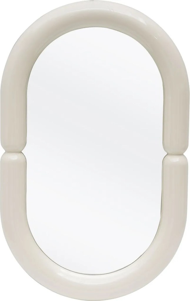Specchio da parete Poster bianco – 80x50x3,5 cm