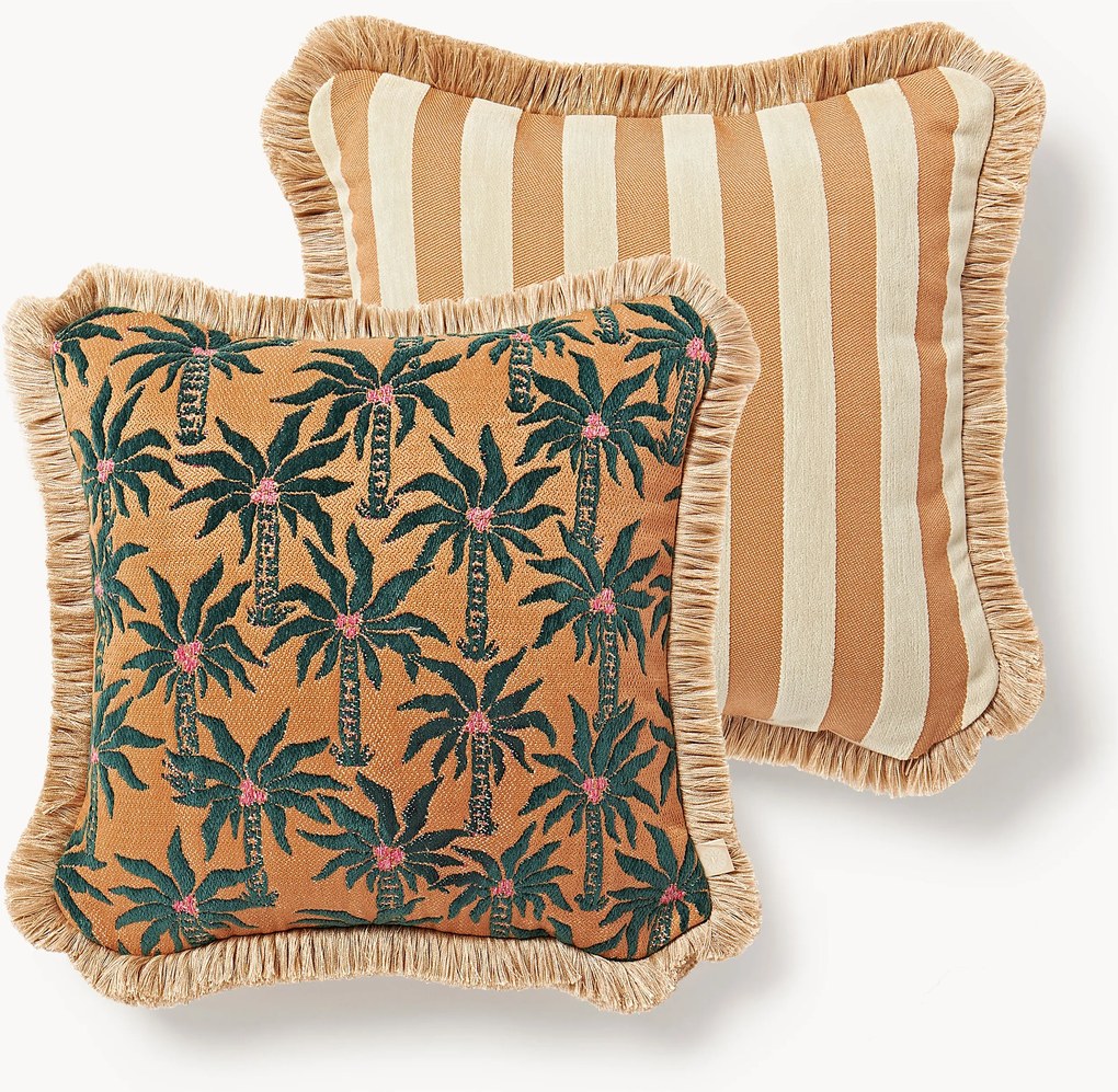 Cuscino reversibile da esterno fatto a mano Laura