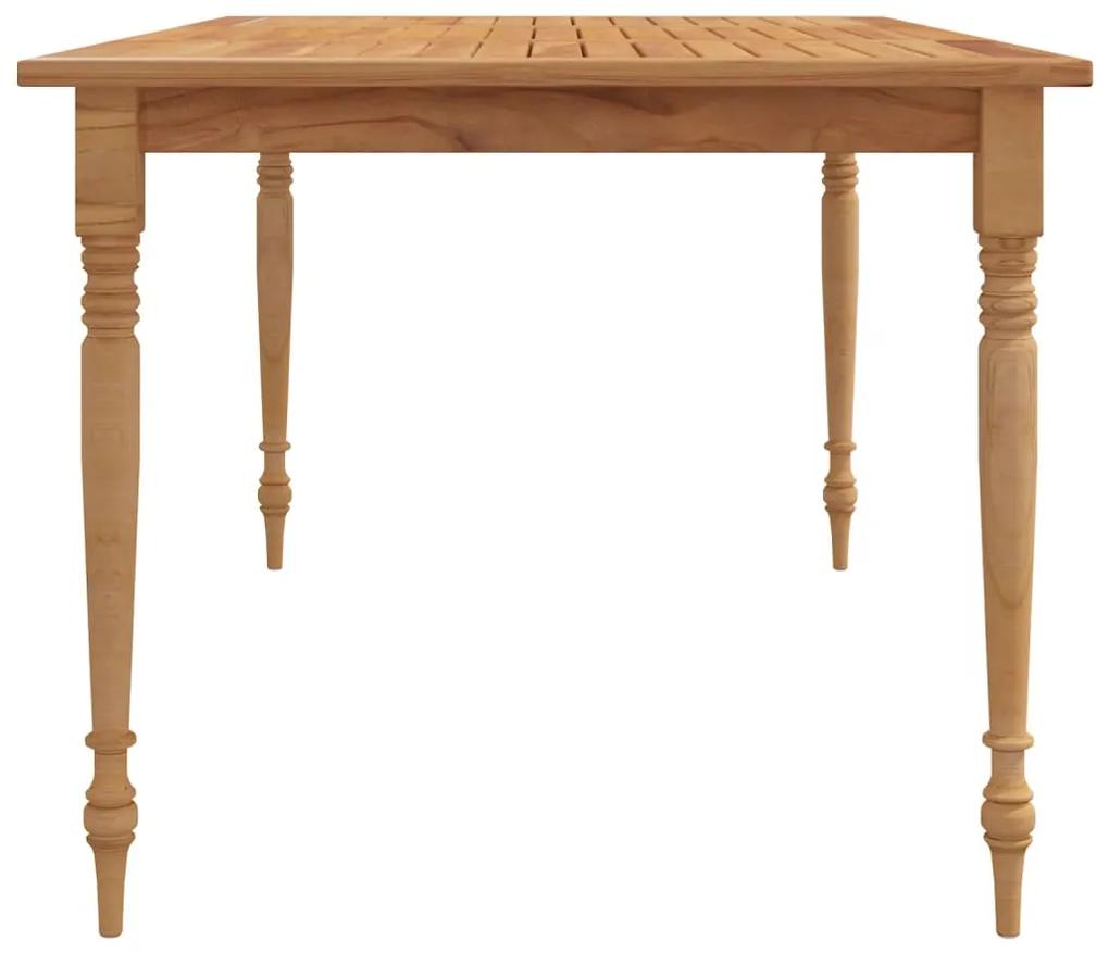 Tavolo batavia 150x90x75 cm legno massello di teak