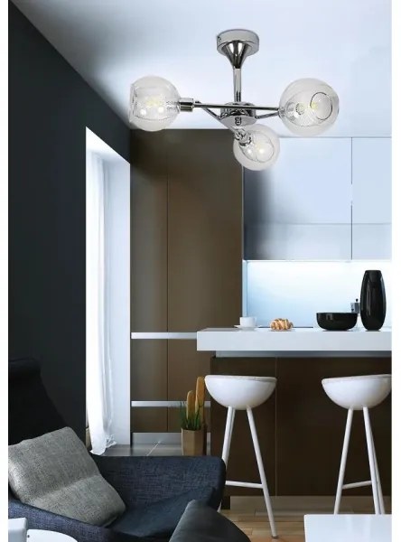 Lampadario a sospensione OZZO 3xE14/40W/230V