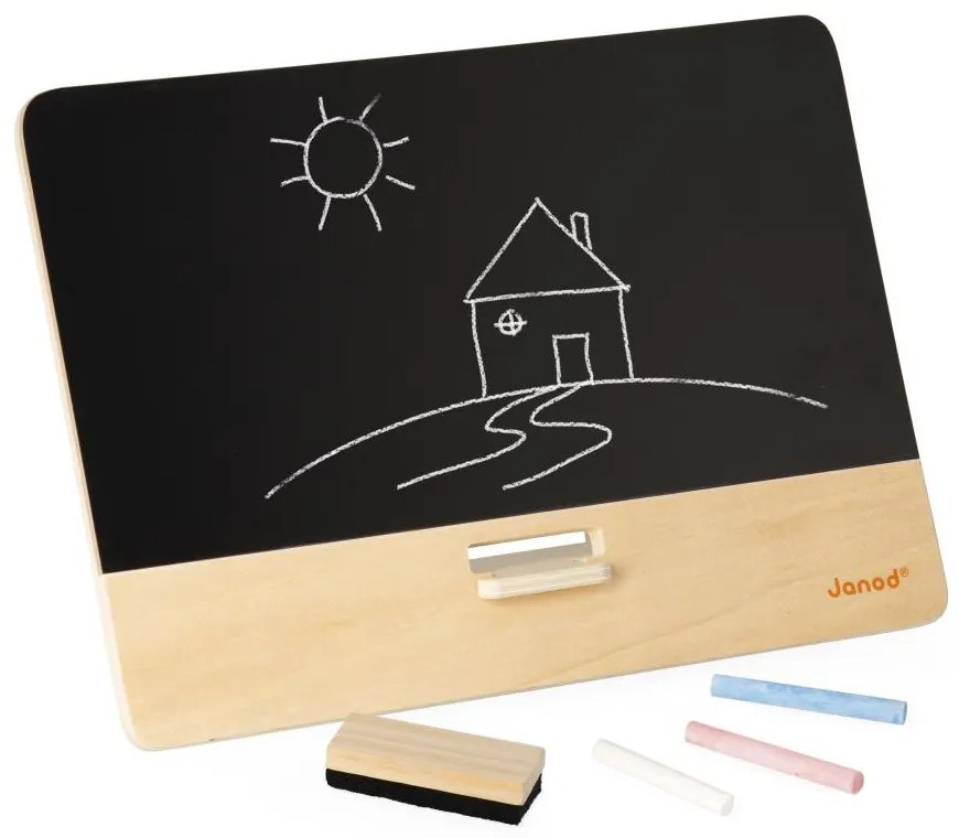 Lavagnetta in legno con supporto removibile