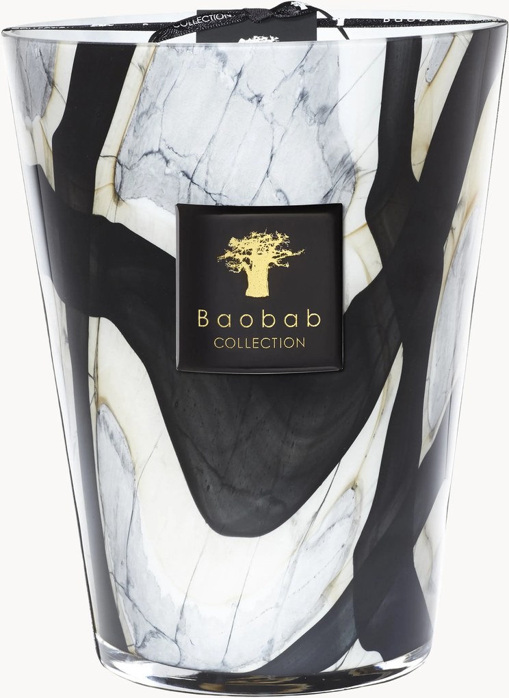 Candela profumata Stones (cuoio, rosa, prugna)