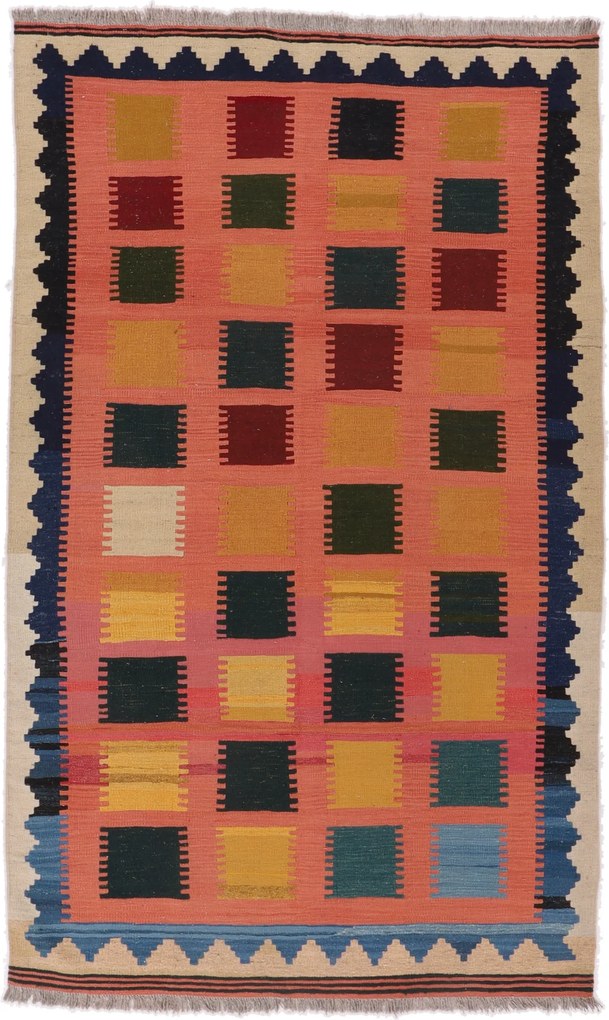 Kilim Tappeto 260x160 (Iran) Tessuto A Mano