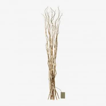 Rami di bambù con luci LED Baze Giallo Oro - Sklum
