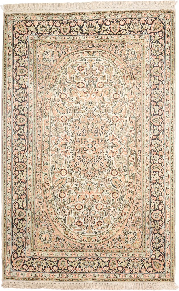 Cashmere Silk Tappeto 150x100 (Indian) Annodato A Mano