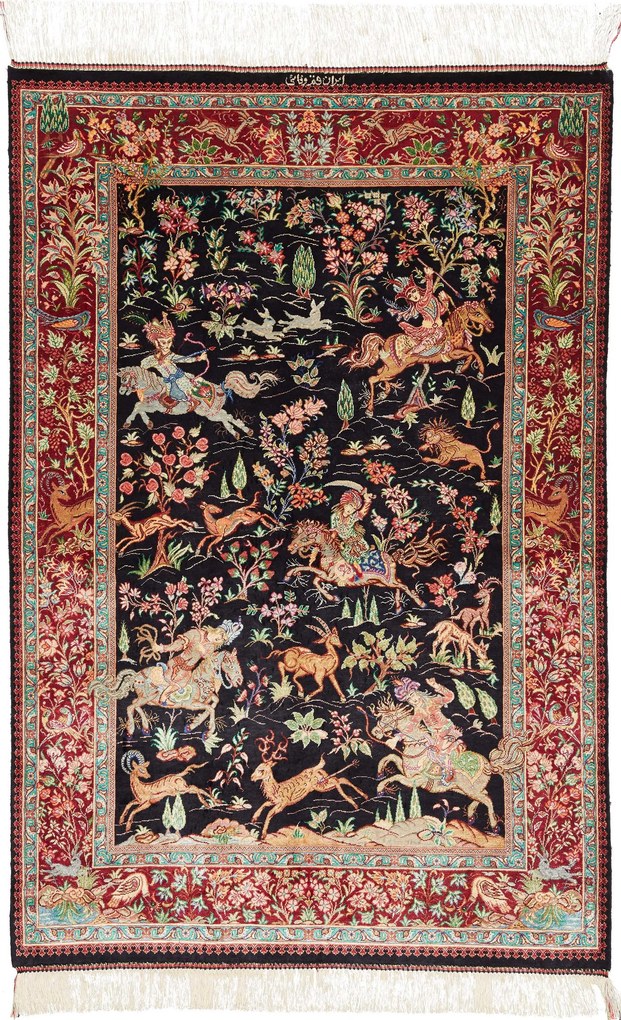 Ghom Tappeto persiano 120 x 80 (Iran) Annodato A Mano