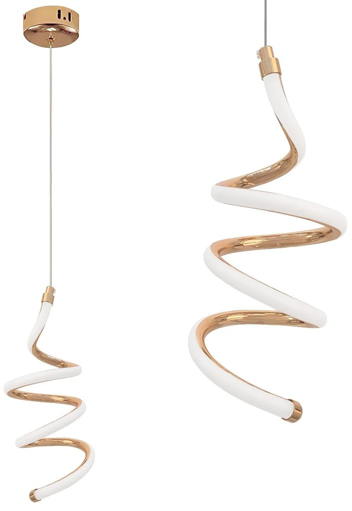 Lampada a sospensione da soffitto LED LHJ096-1CP light rose gold