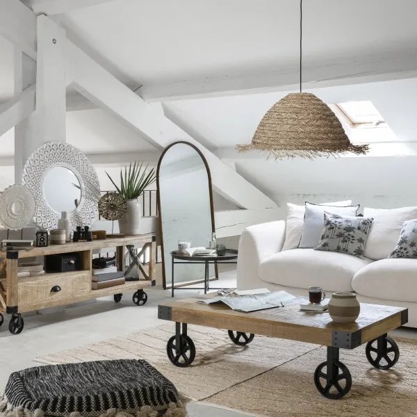 Atmosphera - Lampadario a sospensione con filo SEA VIEW 1xE27/40W/230V canna