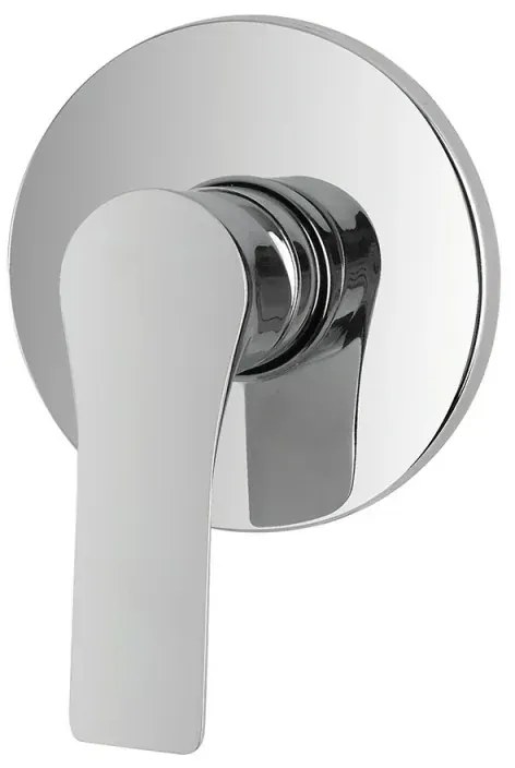 Set miscelatori lavabo bidet e doccia Flat con piletta click clack