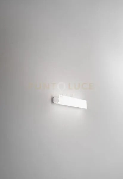 Simba applique led doppia emissione  l.30cm ip54 bianco 4000k 350lm 6w