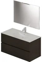 Composizione bagno da 100 colore Fango H54x101x46cm