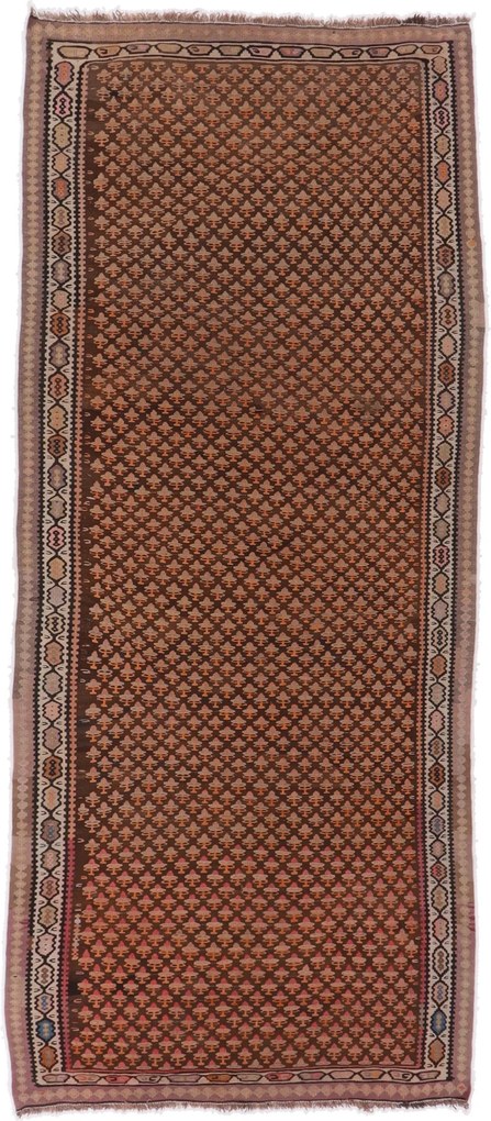 Kilim Tappeto 140 x 330 (Iran) Tessuto A Mano