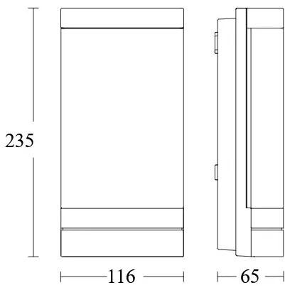 Steinel 068714 - Lampada da esterno a LED L 271 C LED/6,6W/230V IP44