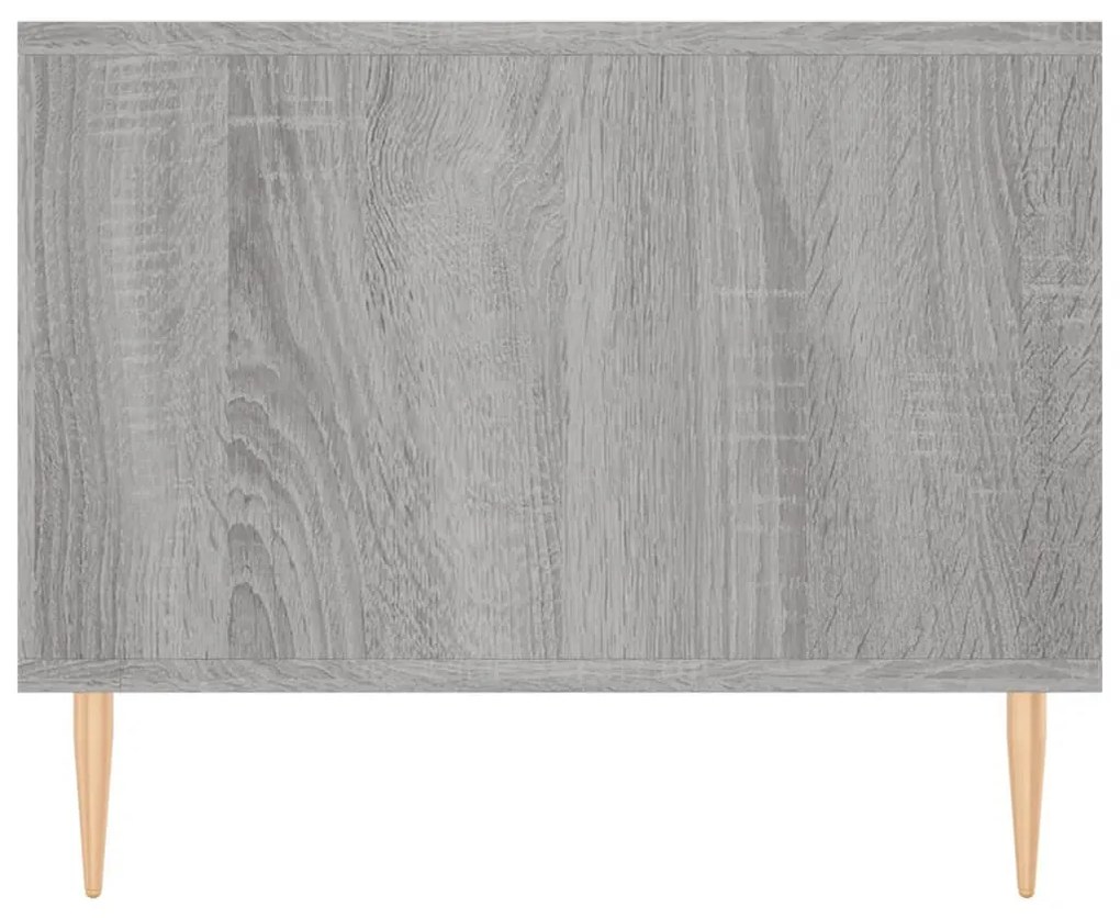 Tavolino da Salotto Grigio Sonoma 102x50x40cm Legno Multistrato