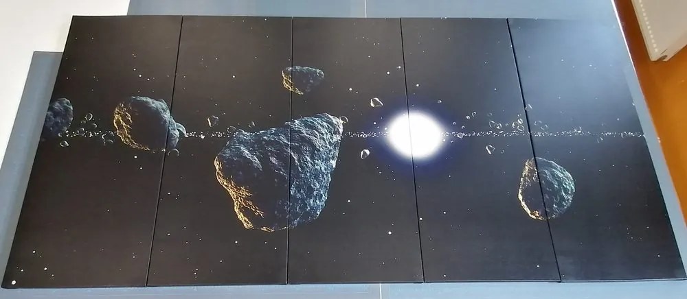 Quadri 5 pezzi – Meteoriti