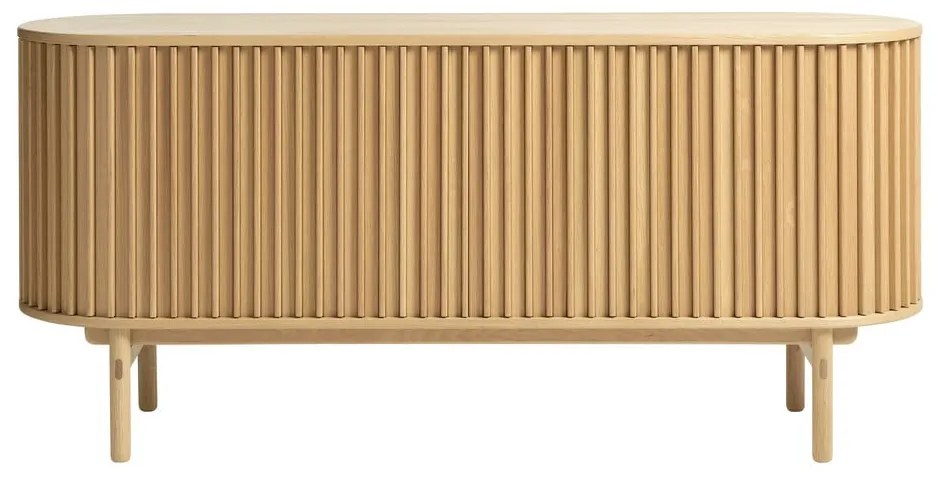 Cassettiera bassa in rovere naturale 160x73 cm Carno - Unique Furniture