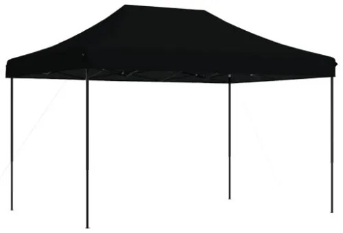 Tenda da Festa Pieghevole Pop-Up Nero 410x279x315 cm