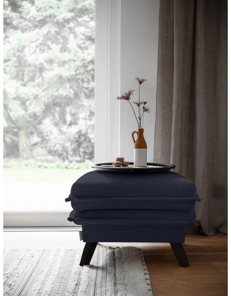 Poggiapiedi antracite Charming Charlie - Miuform