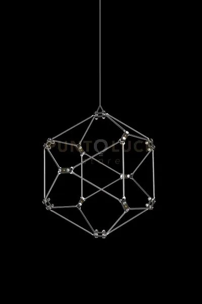 Lampada a sospensione singola lucciola, acciaio inossidabile led 30...