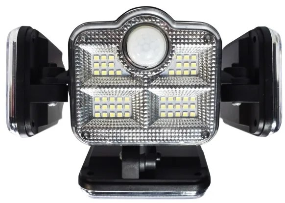 LED Proiettore solare con sensore di movimento e crepuscolare 30W/3,7V 2400 mAh IP47 + +TC