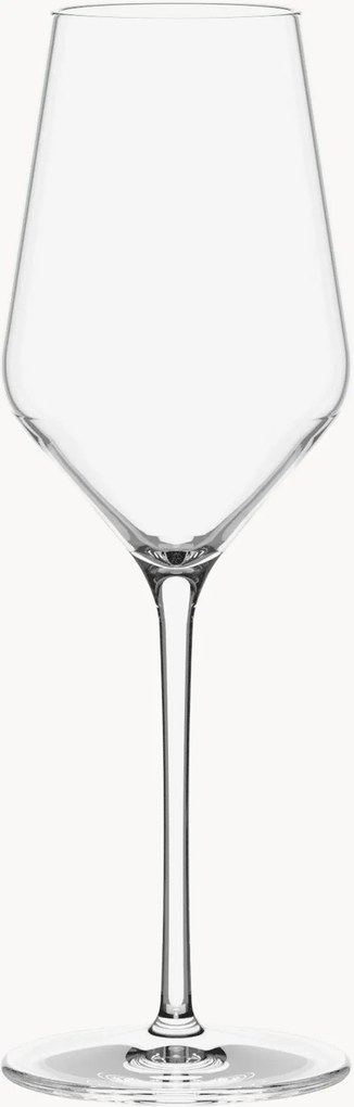 Set di 6 bicchieri da vino bianco in vetro soffiato Q1