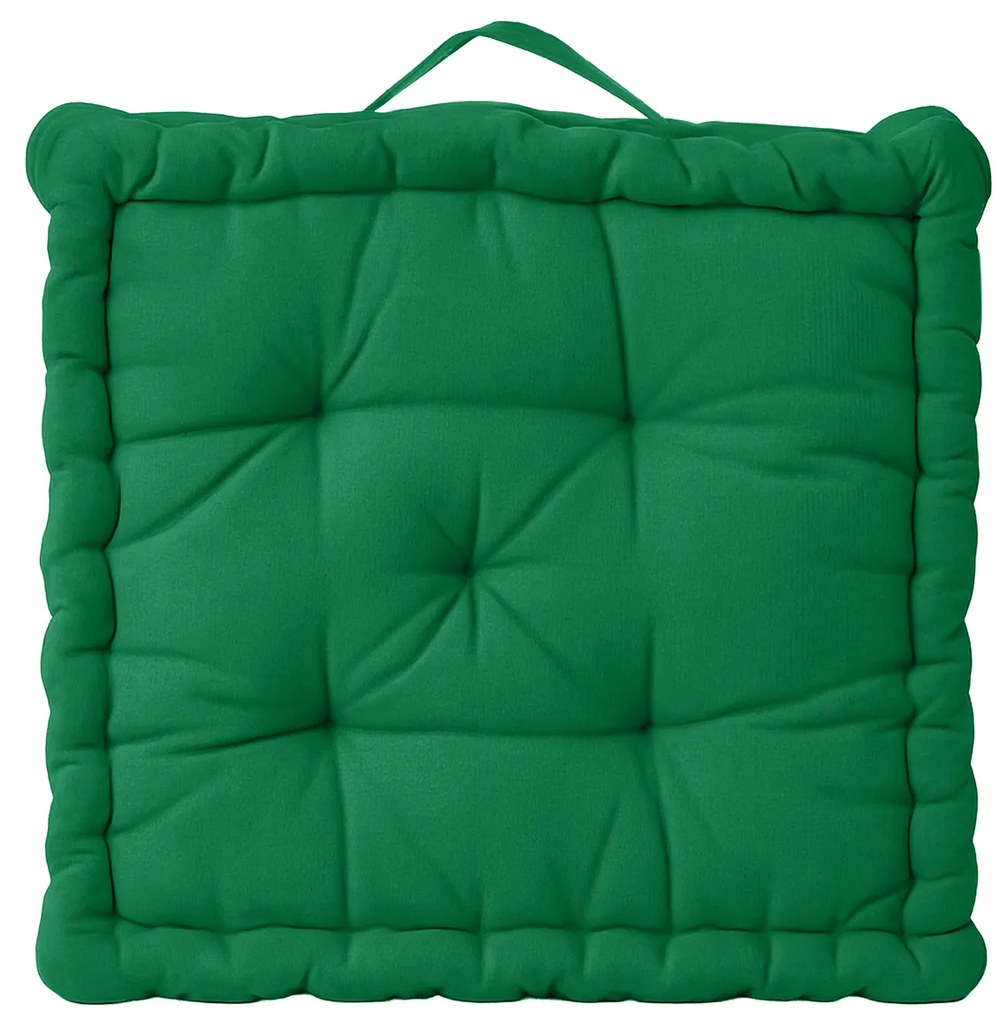 Cuscino materasso 45x45 cm verde