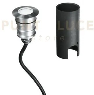 Segnapassi a incasso calpestabile led impact nikel tondo dc24v 2w 1...