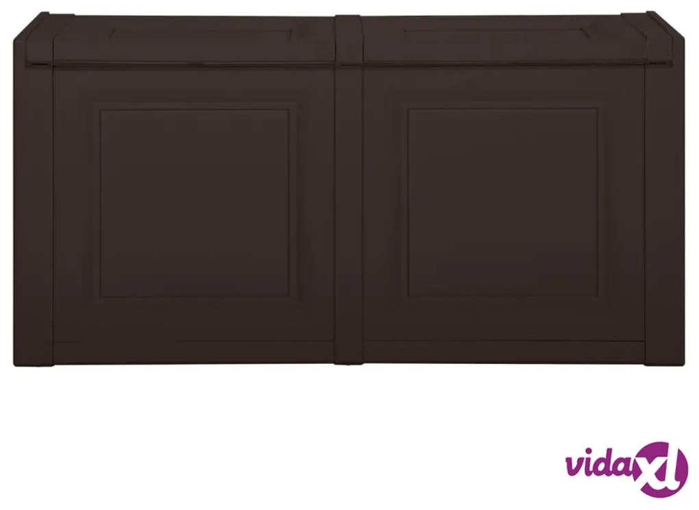 vidaXL Baule per Cuscini Marrone 86x40x42 cm 85 L