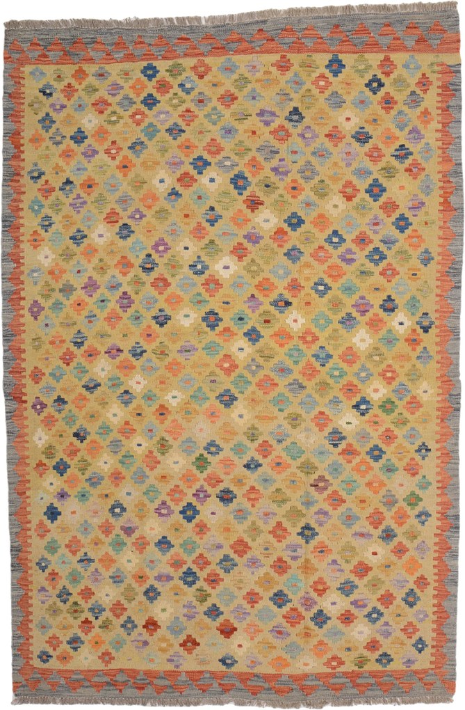 Kilim Tappeto 140 x 210 (Pakistan) Tessuto A Mano