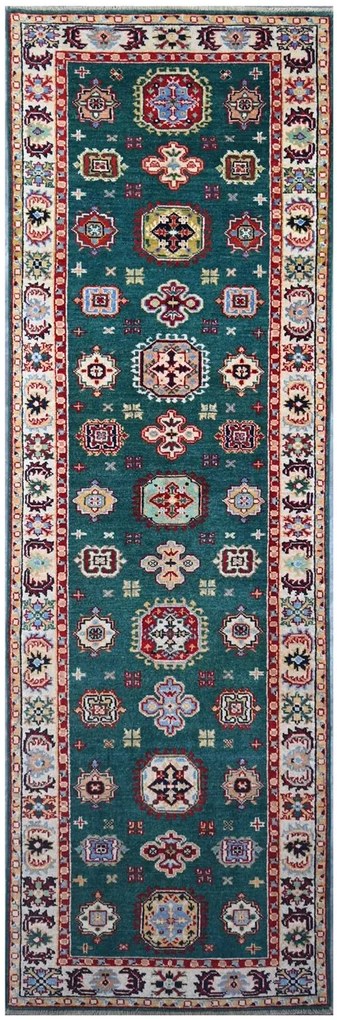 Kazak Tappeto 90 x 300 (Pakistan) Annodato A Mano