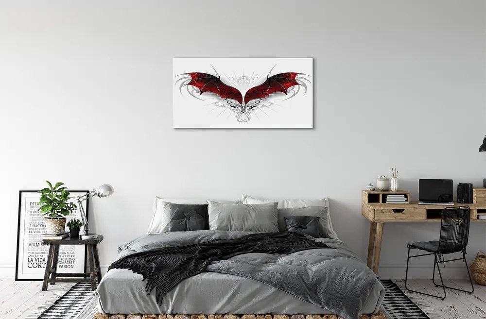 Quadro su tela Dragon Wings 100x50 cm