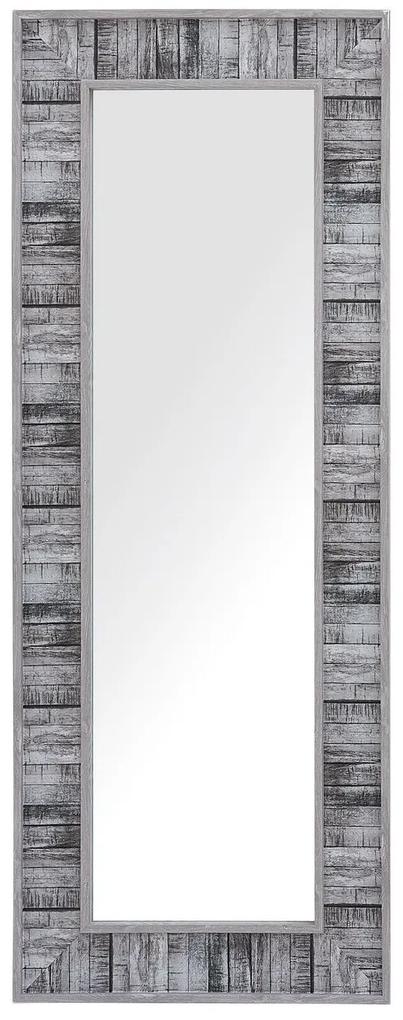 Specchio da parete bianco e grigio 50 x 130 cm ROSNOEN Beliani