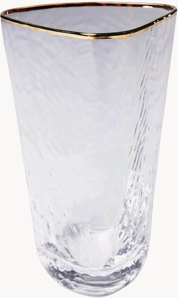 Set di 4 bicchieri da long drink in vetro soffiato Hommage