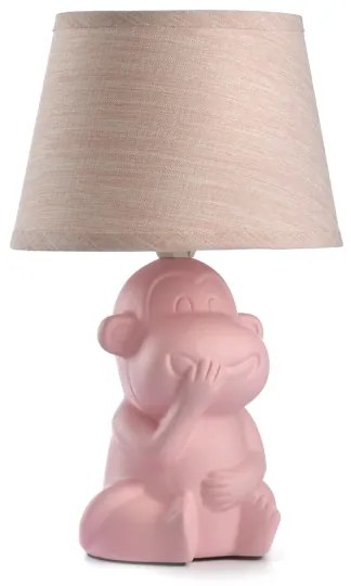 ONLI - Lampada da tavolo MONKEY 1xE14/6W/230V rosa