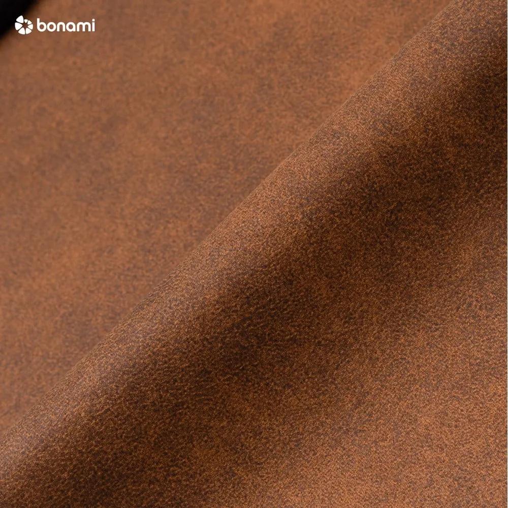 Divano in similpelle marrone, 240 cm Puzo - MESONICA