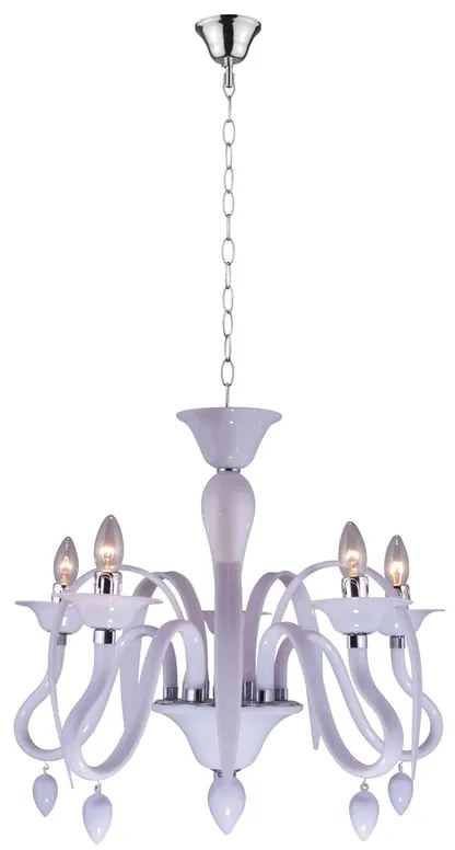 Lampadario Neoclassico Baya 5x E14 Ø55cm
