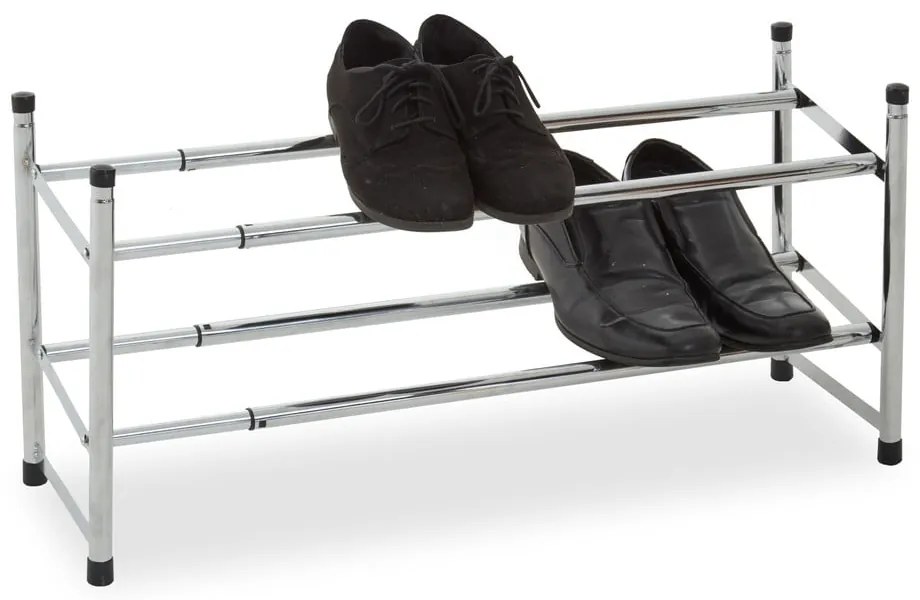 Scarpiera argentata in metallo allungabile – Premier Housewares