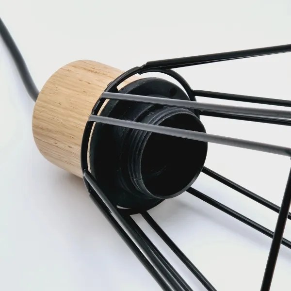 Brilagi - Lampadario a sospensione con filo WOODY BASKET 1xE27/60W/230V quercia