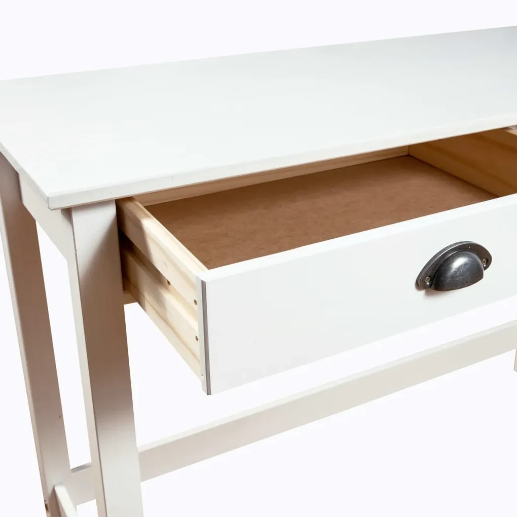 Consolle hill con 2 cassetti 110x45x74 cm in massello di pino