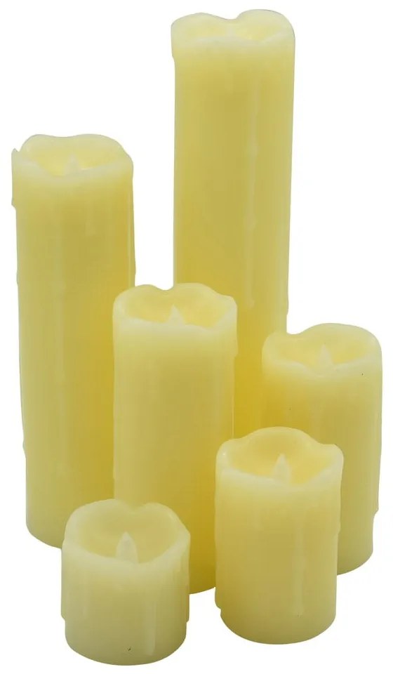 Set di 6 candele a LED - Hilight