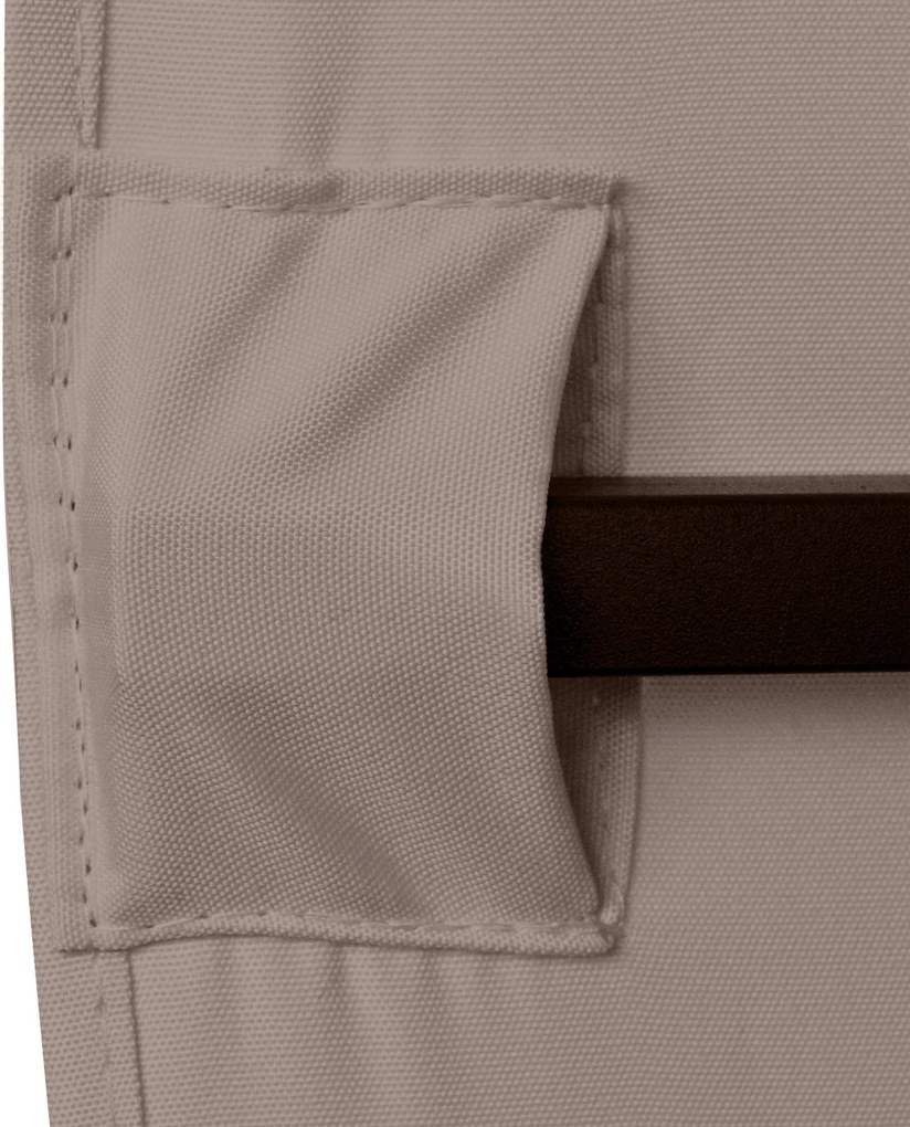 Tetto di Ricambio per Gazebo 3x3m con Prese d'Aria e Fori di Drenaggio 298x295 cm in Poliestere Beige...