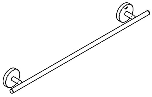 GROHE 41166000 - Barra porta asciugamani 522 mm cromo lucido