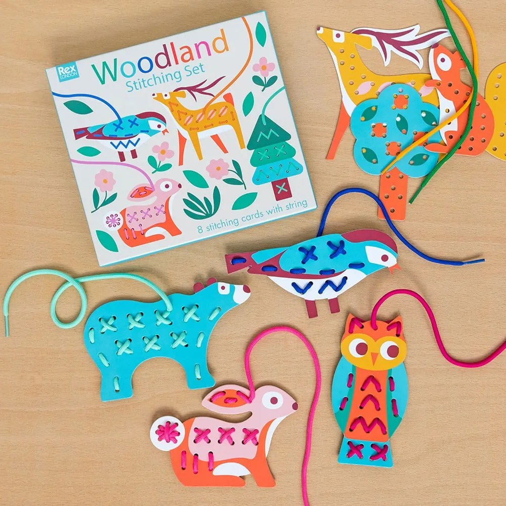 Set creativo Stitching set Woodland - Rex London