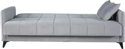 Divano Letto 3 Posti 211x92x98 Con Vano Contenitore Santi Bacos Grigio